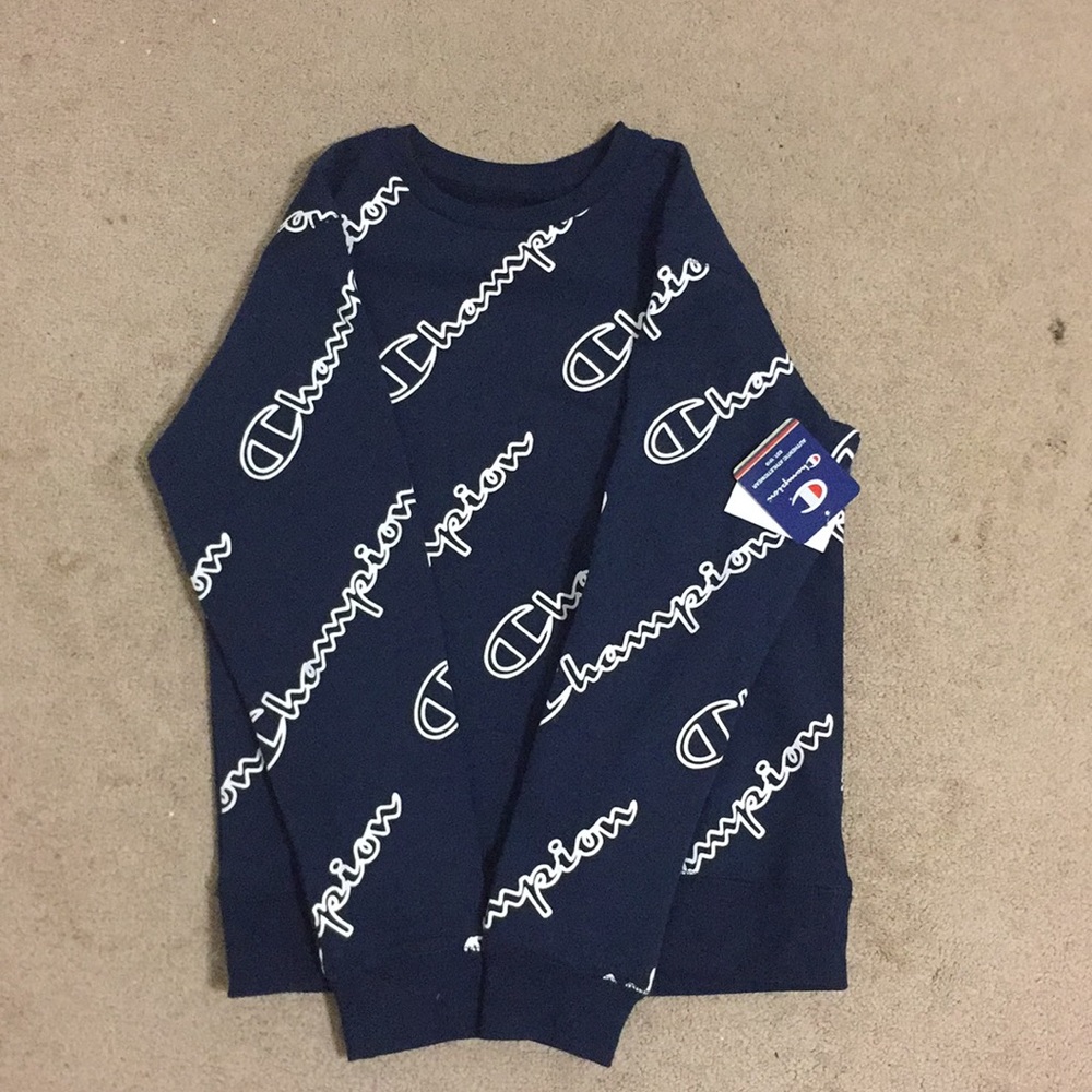Champion sweatshirt (Navy Blue)